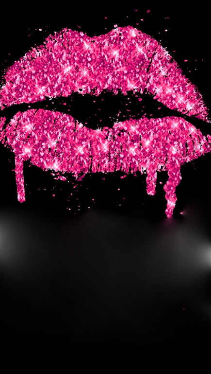 Violent Lips Glitteratti Lip Tattoo in Pink