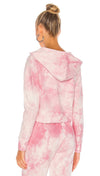 Frankies Bikinis Ranger Heavenly Pink Tie Dye Sweatshirt Hoody Loungewear I ShopAA