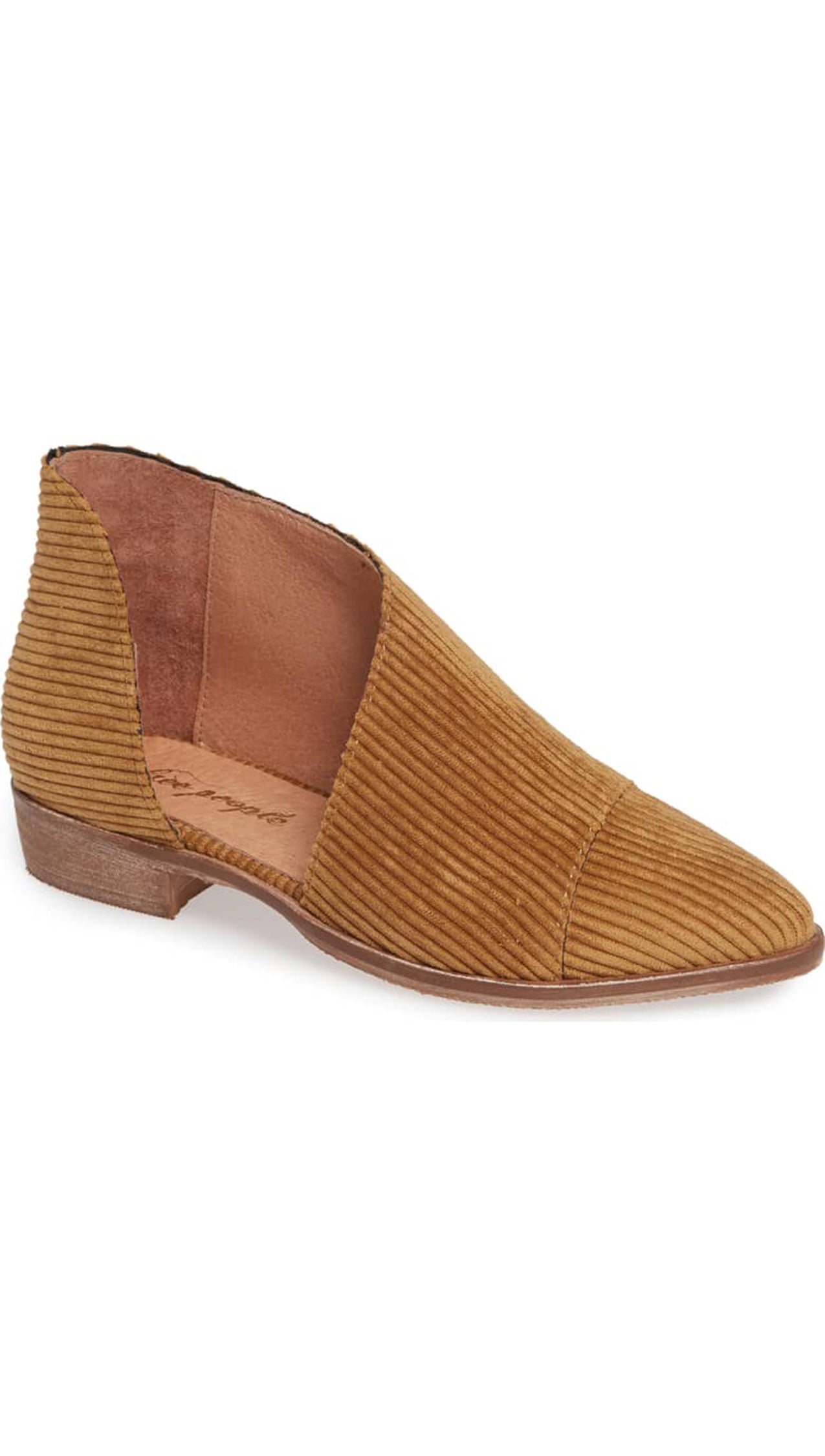 Free People Distressed Leather Slip On Mules Pointed Boho Neutral Royale flats Amazon.com | Free People Royale Flat Black 38 (US Women main image 2