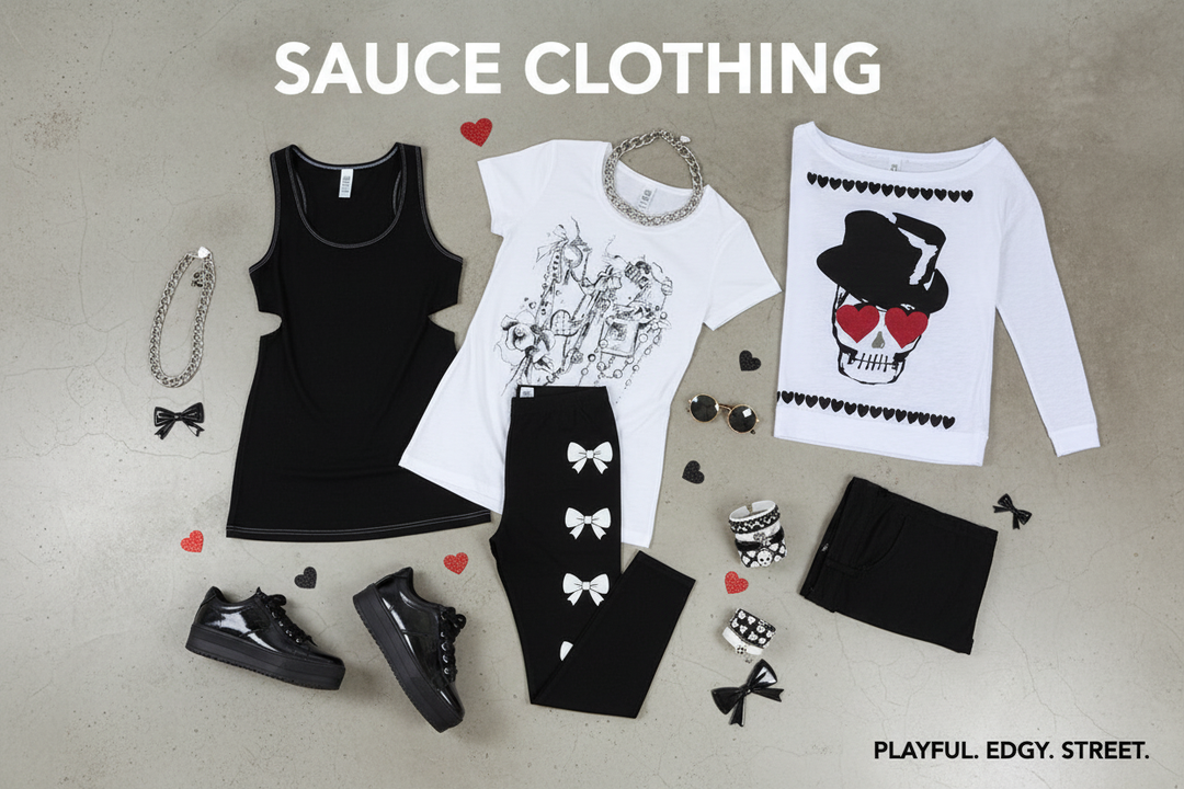 sauce clothing apparel at shopaa