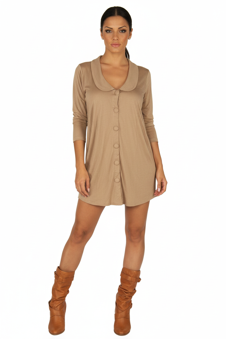 Revolver Katie Top Brown - Clear View