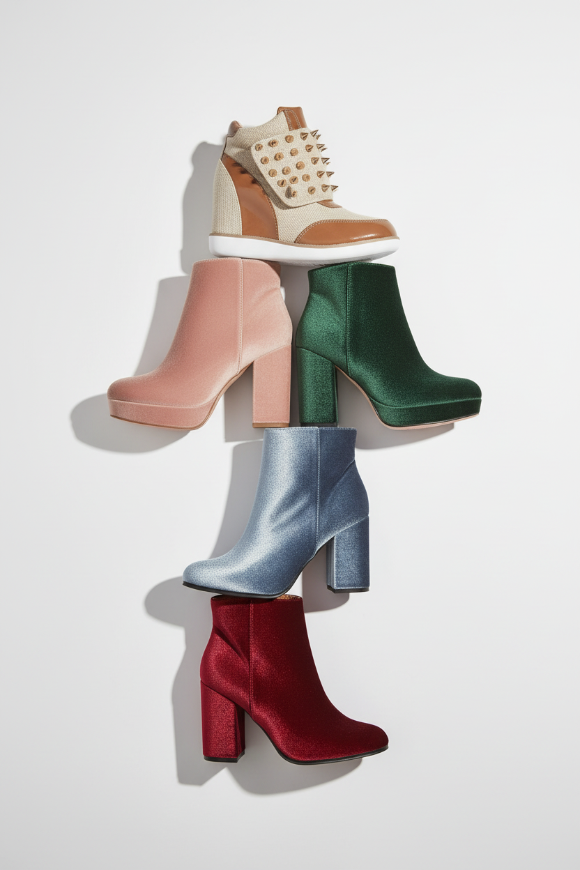 Shoes Mobile - Vertical Arrangement