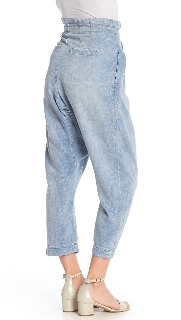 Free People Mover & Shaker Jeans Indigo Blue High Waist Pants | ShopAA