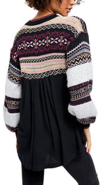 Free People Free People Cabin Fever Sweater Knit Black I ShopAA