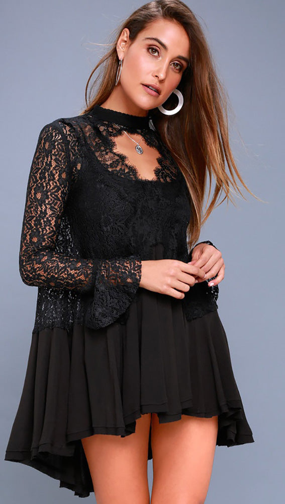 Best 25+ Deals for Free People Black Lace Top