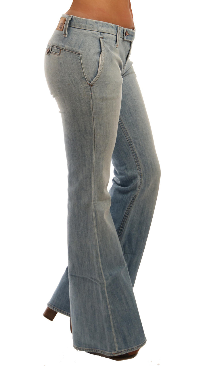 Raven Denim Courtney Trouser Jean in Malibu