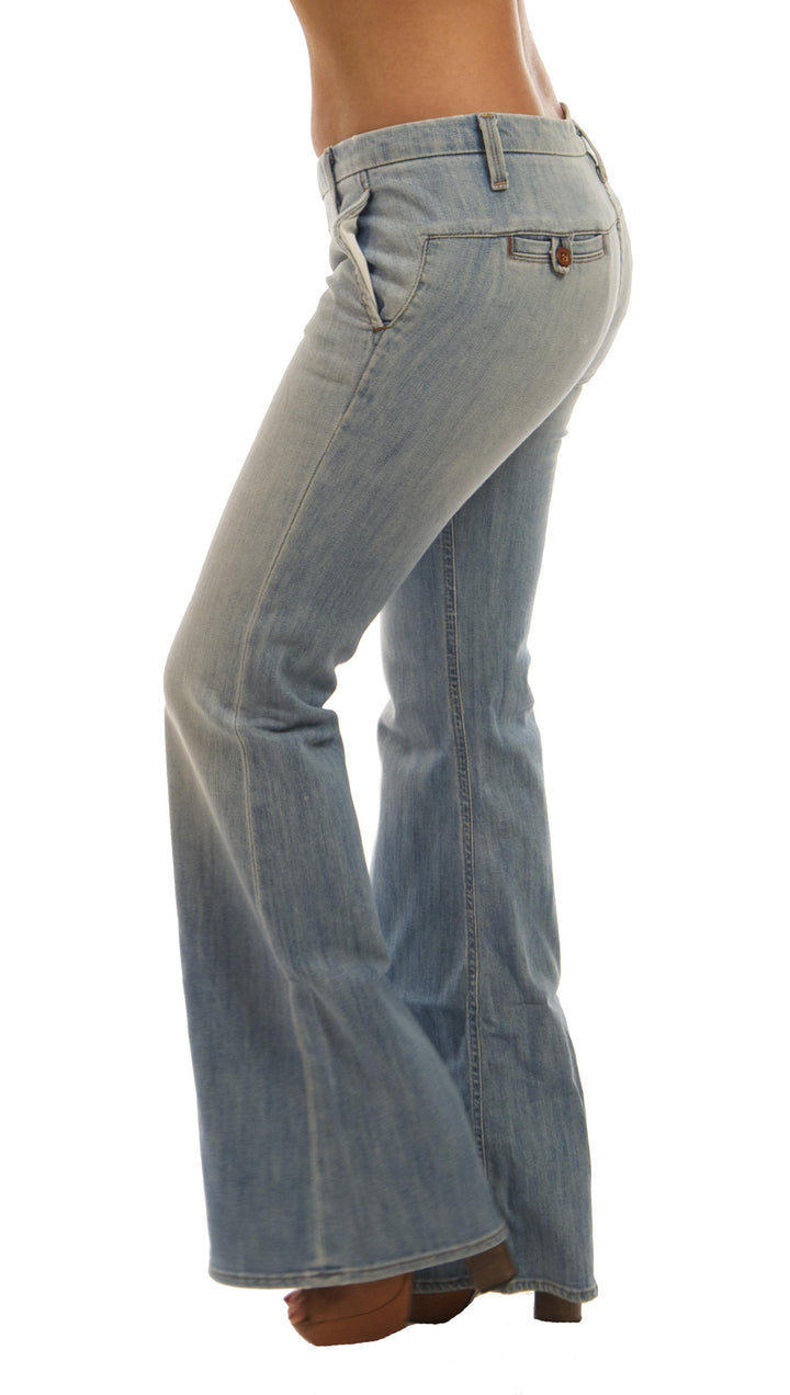 Raven Denim Courtney Trouser Jean in Malibu