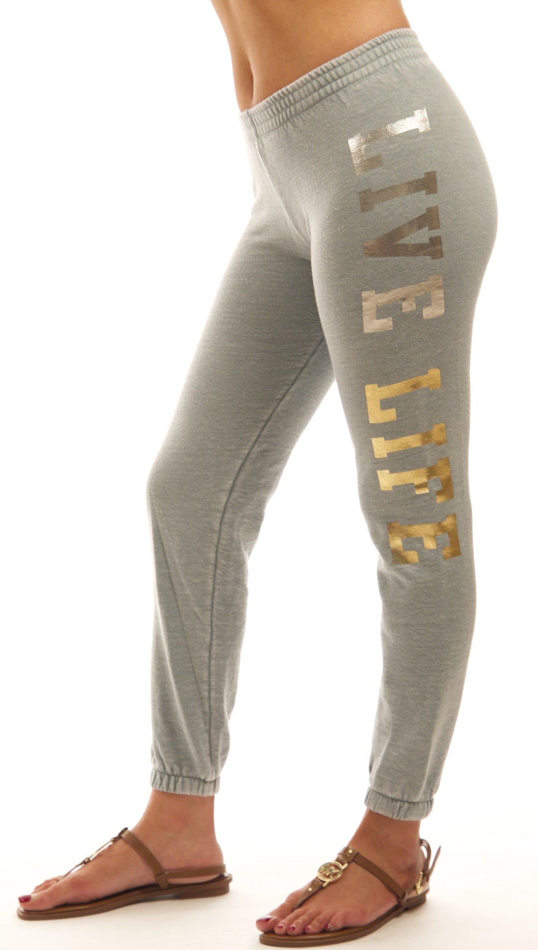 Rebel Yell Live Life Foil Skinny Pant Seafoam Green 