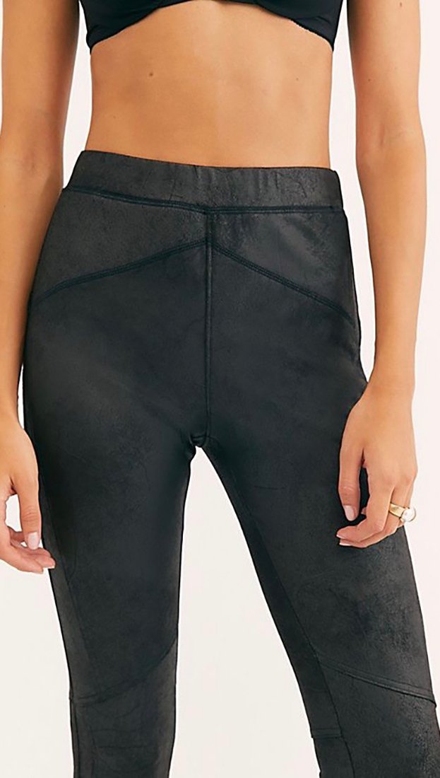 Free People Free People Midnight Vegan Suede Skinny Black | ShopAA