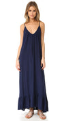 9Seed Paloma Cover Up Maxi Dress Pacific Navy Blue | ShopAA