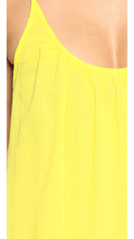 9Seed St. Barts Mini Dress Gauze Swim Cover Up Sunshine Yellow ShopAA