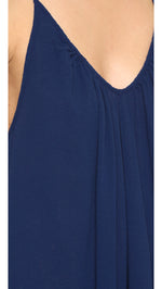 9Seed St Tropez Ruffle Cover Up Mini Dress Pacific Navy Blue | ShopAA