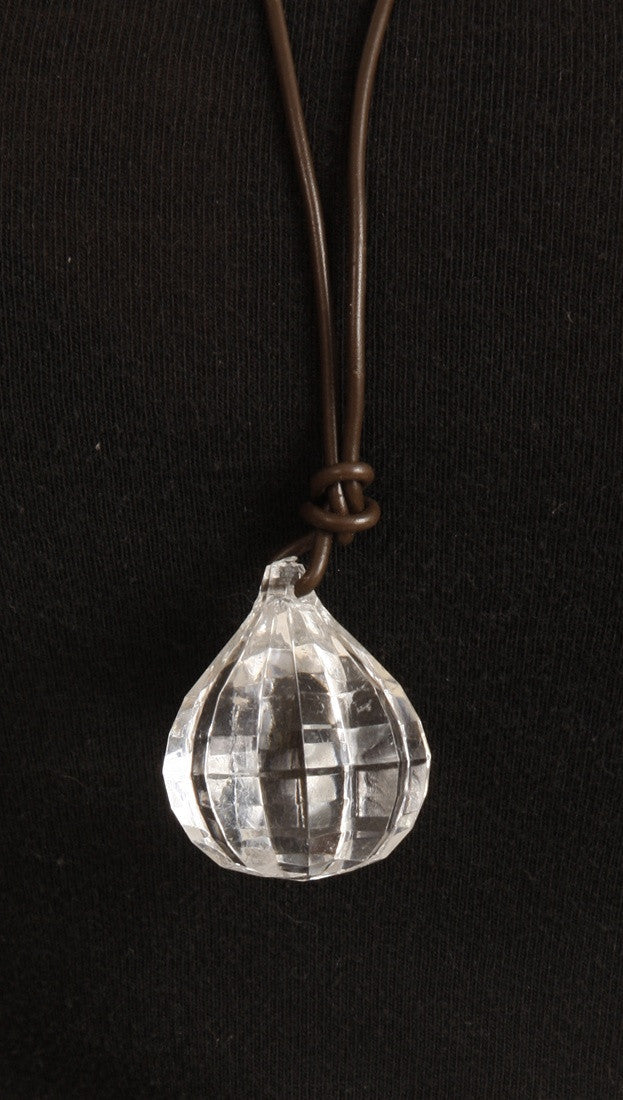 Apparel Addiction Crystal Necklace in Clear