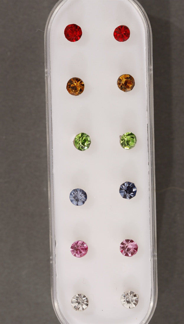 Apparel Addiction Multi-Colored Earring Set