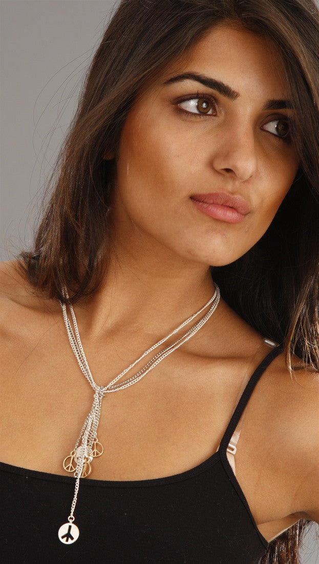 Apparel Addiction Jewelry Peace Knot Necklace