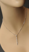 Apparel Addiction Diamond Drop Necklace