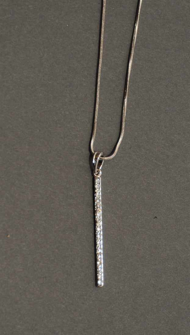 Apparel Addiction Diamond Drop Necklace