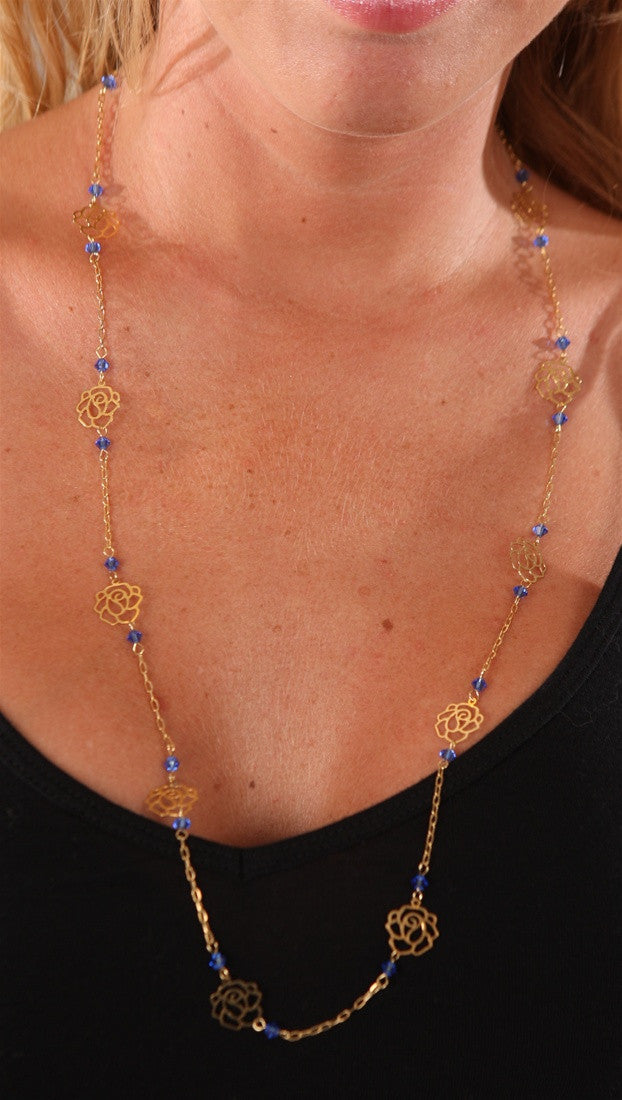 Apparel Addiction Rose Necklace