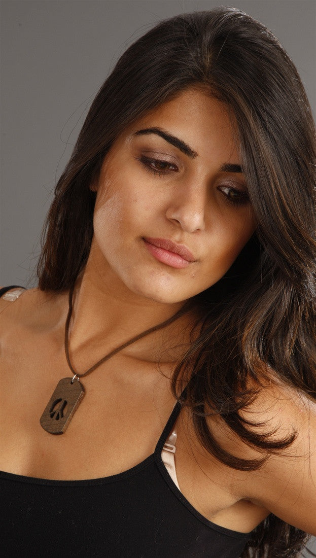 Apparel Addiction Jewelry Peace Cutout Necklace