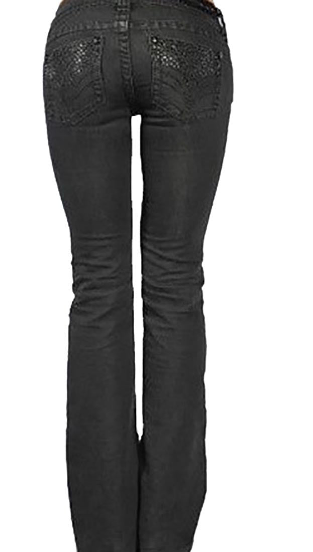 Affliction Jade Cord A Rhinestone Nora Denim