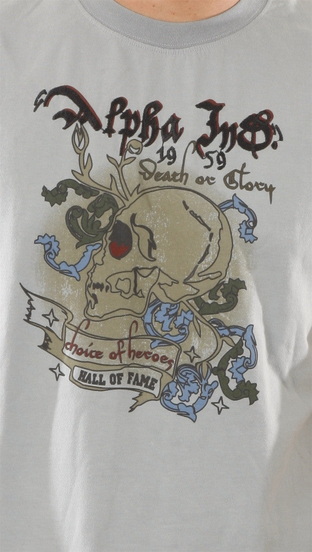 Alpha Industries Death or Glory Skull Mens Shirt