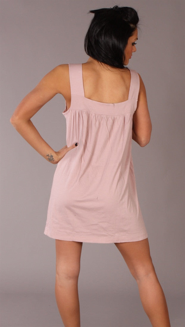 Apparel Addiction Long Tank W/ Pockets Pink