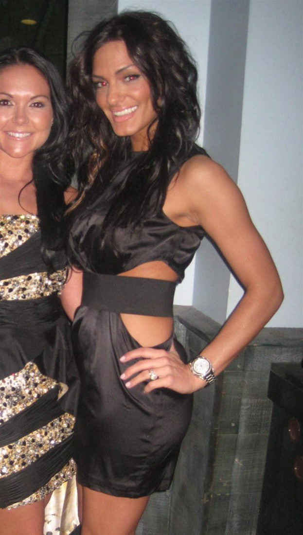 Blaque Label Cut Out Waist w/ Elastic Band Dress