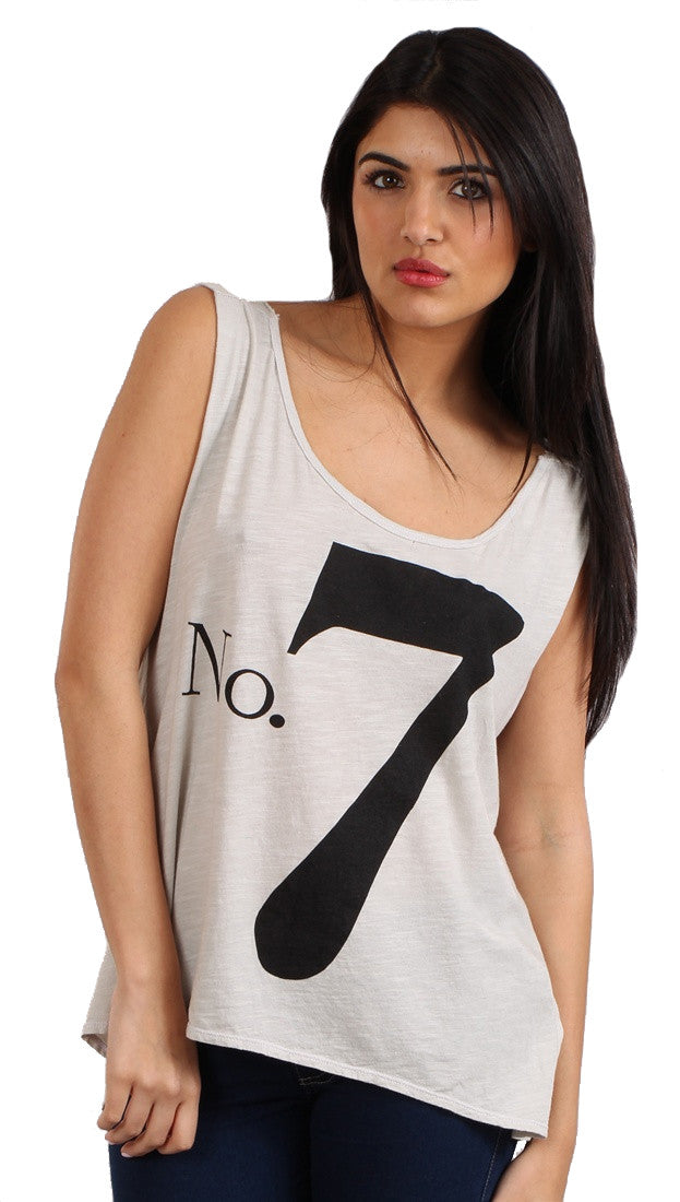 Brokedown No. 7 Sequin Back Swing Tank in Silver