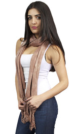 Brokedown Military Marble Scarf in Taupe