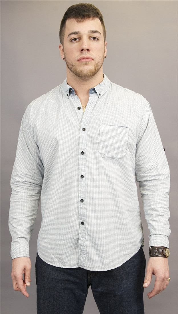 BTNS Plaid 1 Pocket Button Down