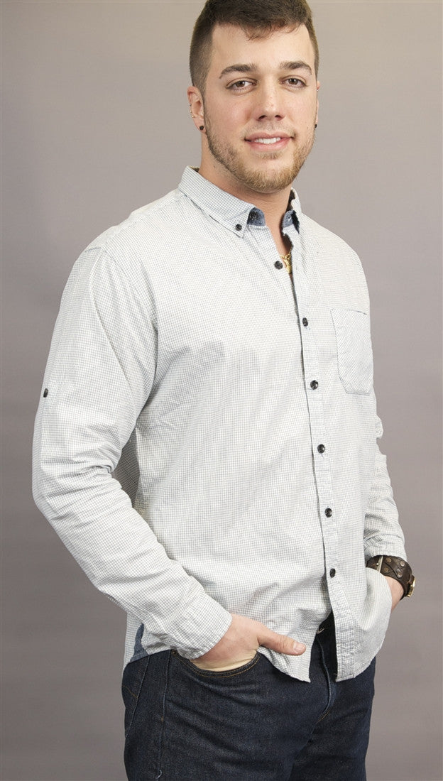 BTNS Plaid 1 Pocket Button Down