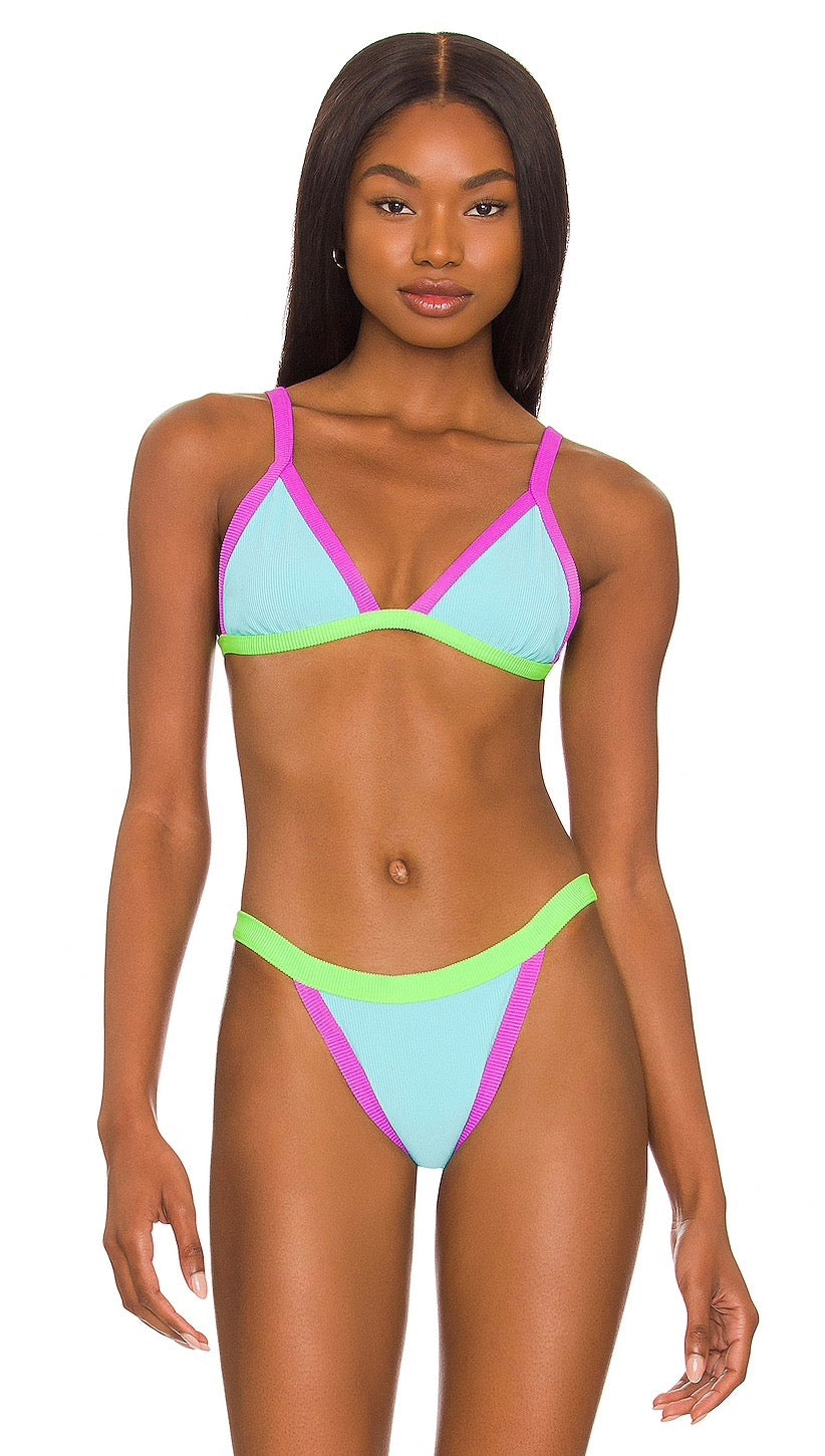 Rainbow Bikini Top – Jaze Swim