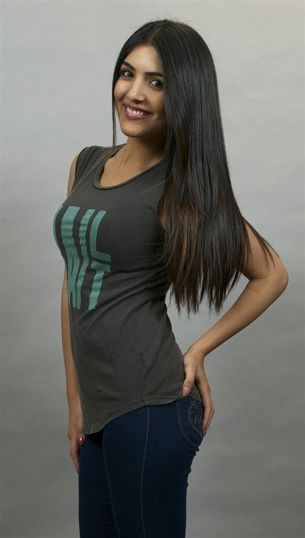 Chaser Jail Bait Muscle Tee in Black