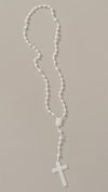 Plastic Rosary Bead Necklace in Phosphorus