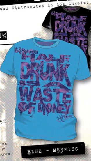 Code 64 Seven Half Drunk Tee in Blue