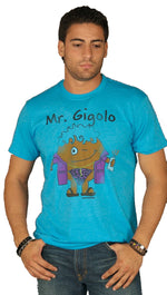 David & Goliath Mr. Gigolo Tee Shirt Blue l ShopAA