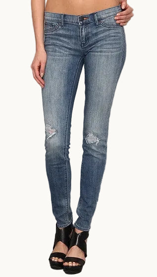 Dittos Jessica Low Rise Denim Jegging in Lost Bikini