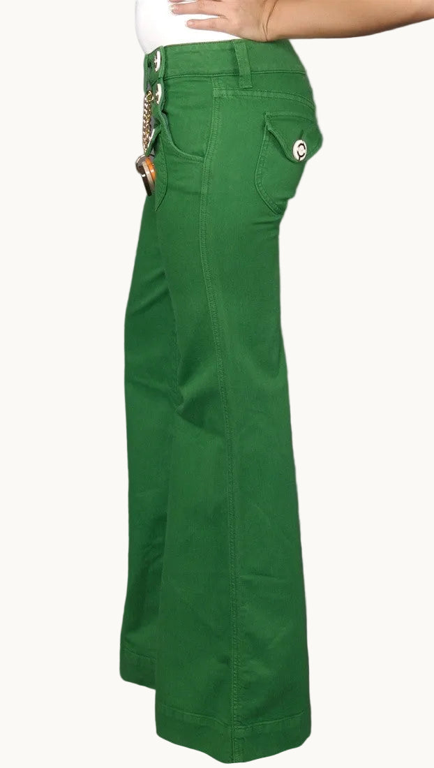 Dittos Sailor Baby Denim in Grass Green