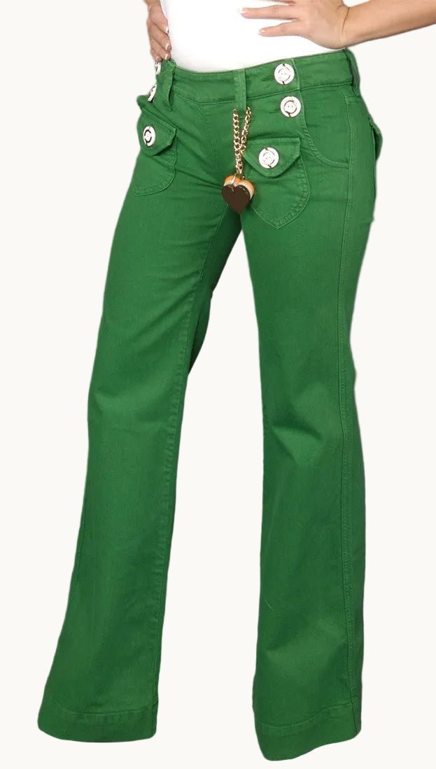 Dittos Sailor Baby Denim in Grass Green