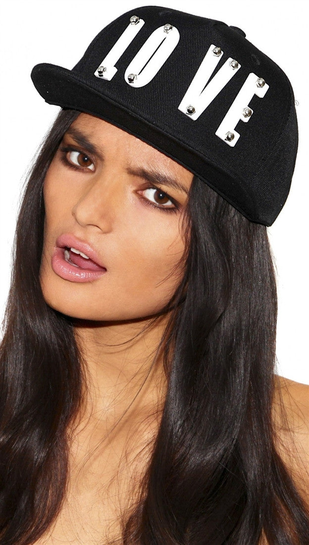 The Love Snapback in Black