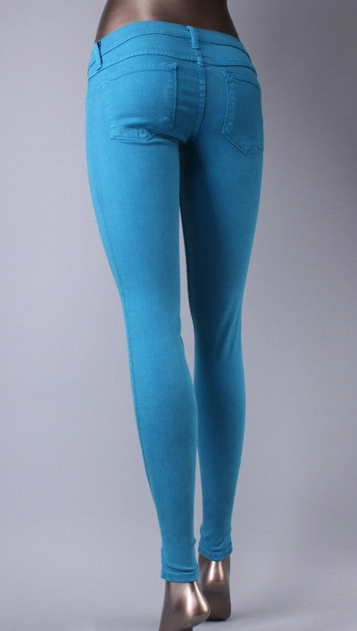 Flying Monkey Skinny Jeans in Ocean Blue