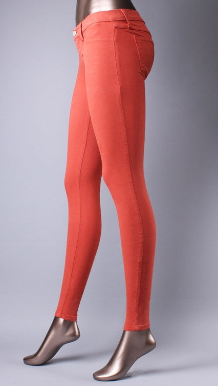 Flying Monkey Klique B Skinny Jeans in Rust