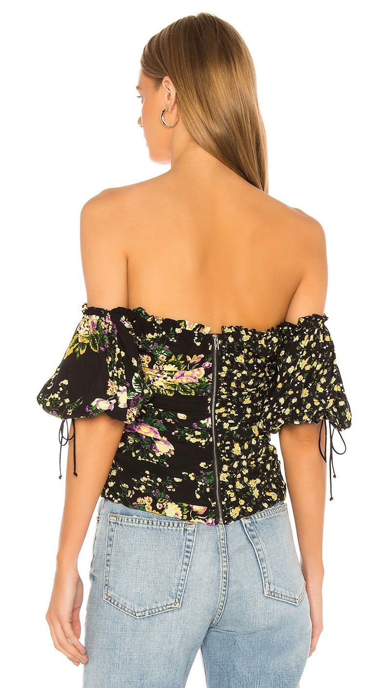 For Love & Lemons Eileen Off The Shoulder Top
