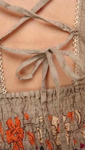 Free People Cotton Candy Crinkle Top
