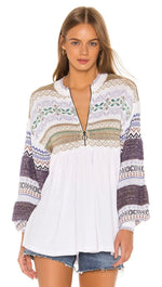 Free People Free People Cabin Fever Sweater Knit White I ShopAA