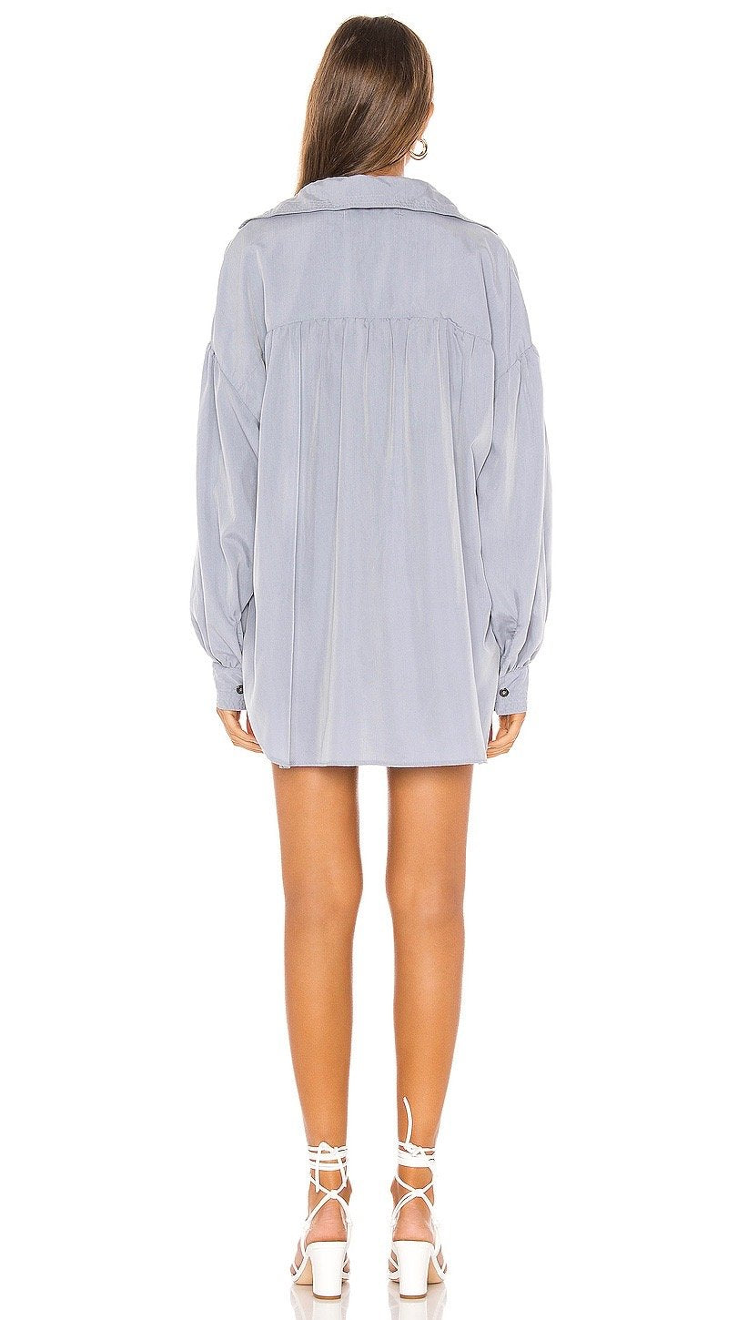 Free People Love Until Tomorrow Pullover Top Sky Blue Shirt I ShopAA