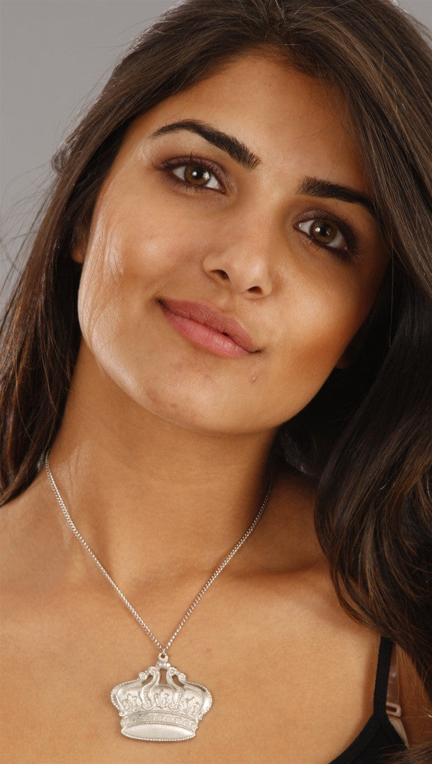 Funky Girl Bling Jewelry Funky Crown Necklace