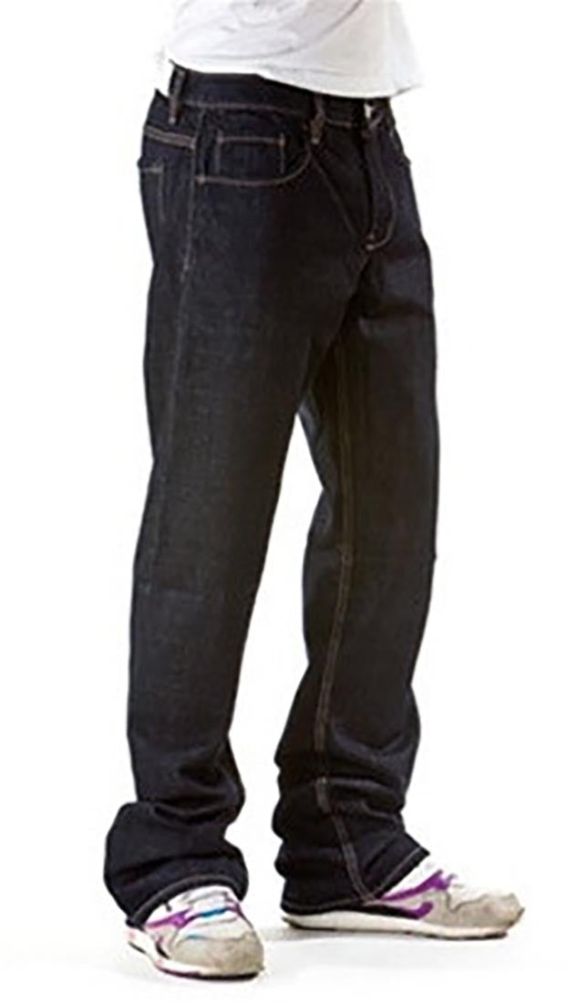 Goodsociety Mens Organic Premium Denim Relaxed Mens Jeans Raw 