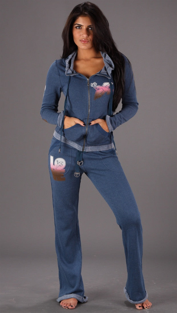 Gypsy 05 Love Hoodie in Blue