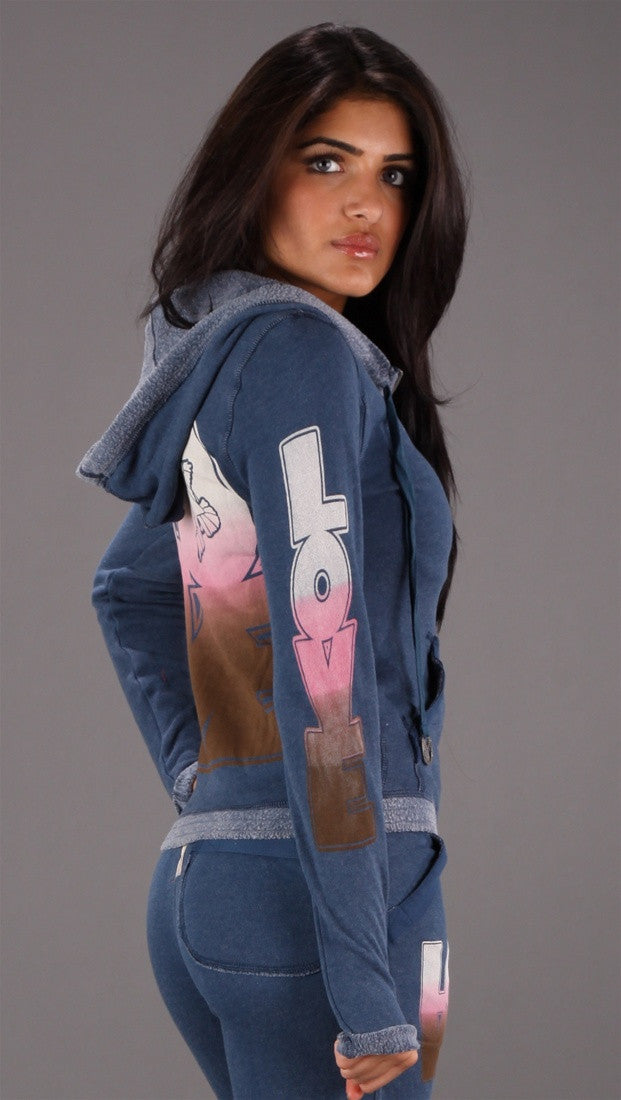 Gypsy 05 Love Hoodie in Blue